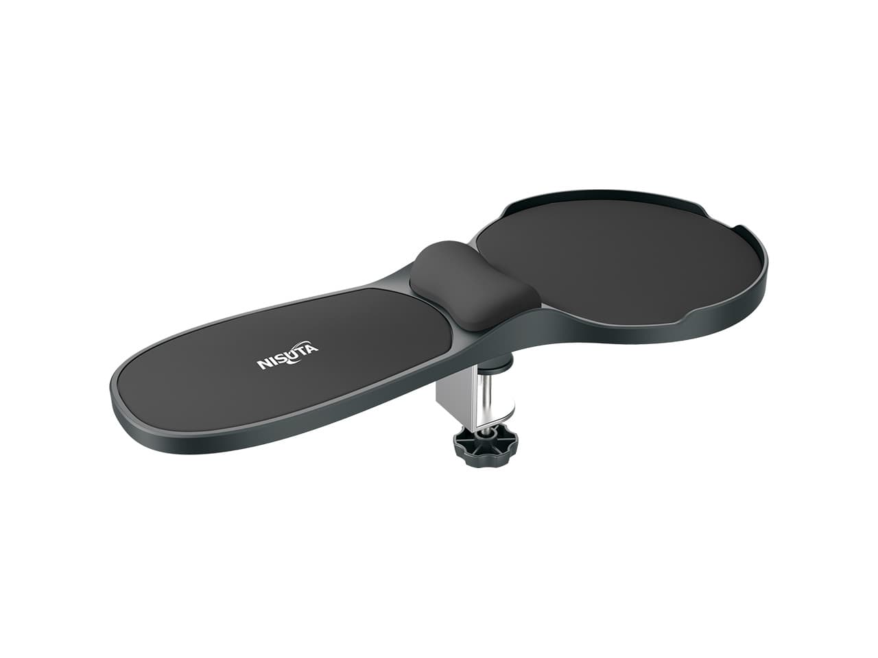 Reposa apoya brazos con pad de mouse y almohadilla para instalar en mesa o escritorio · Nisuta