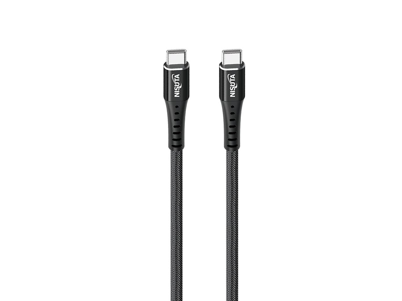 Cable USB C a C mallado de 1m · Nisuta