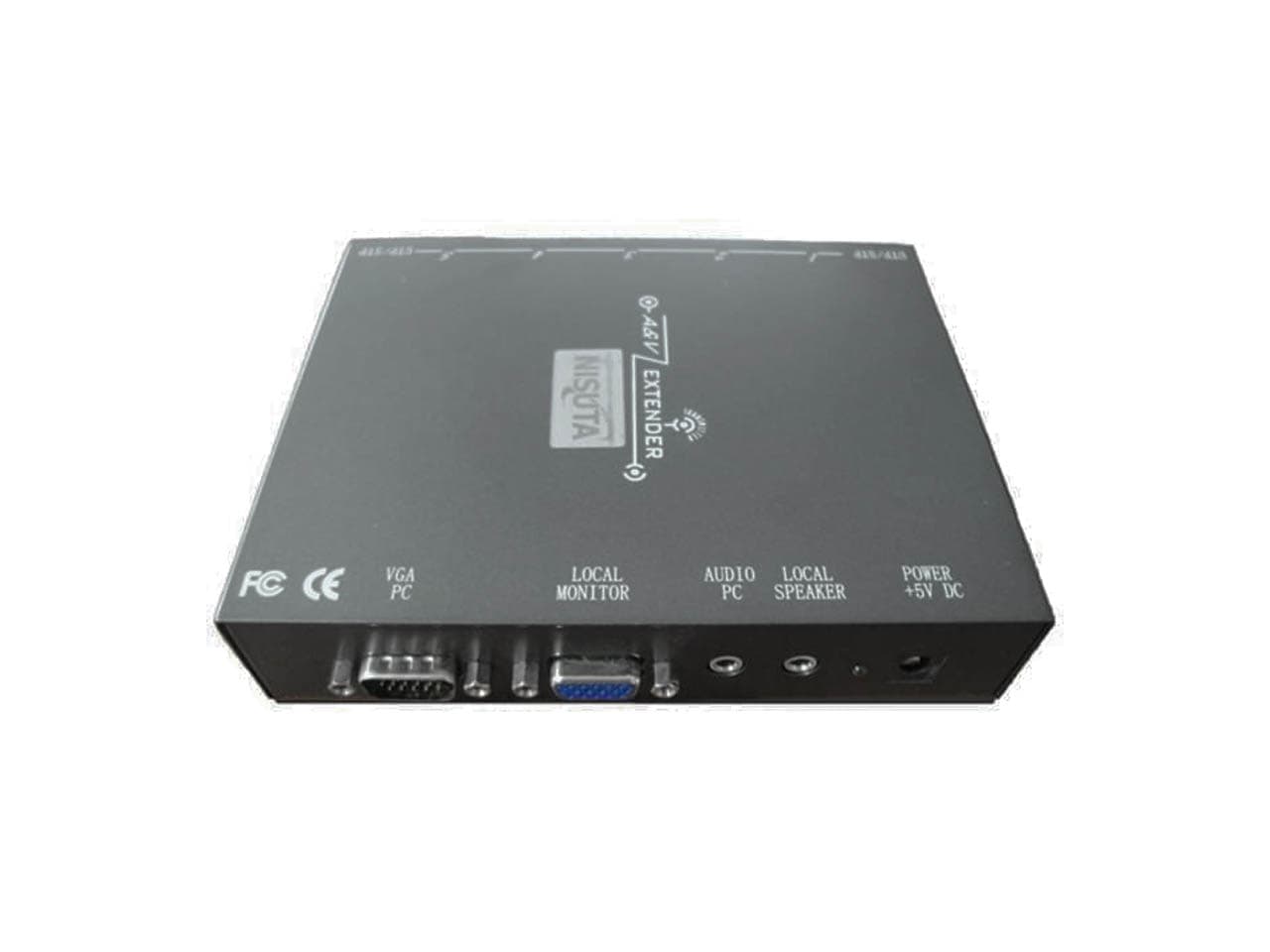 Splitter VGA por utp 5 puertos 150m con audio · Nisuta
