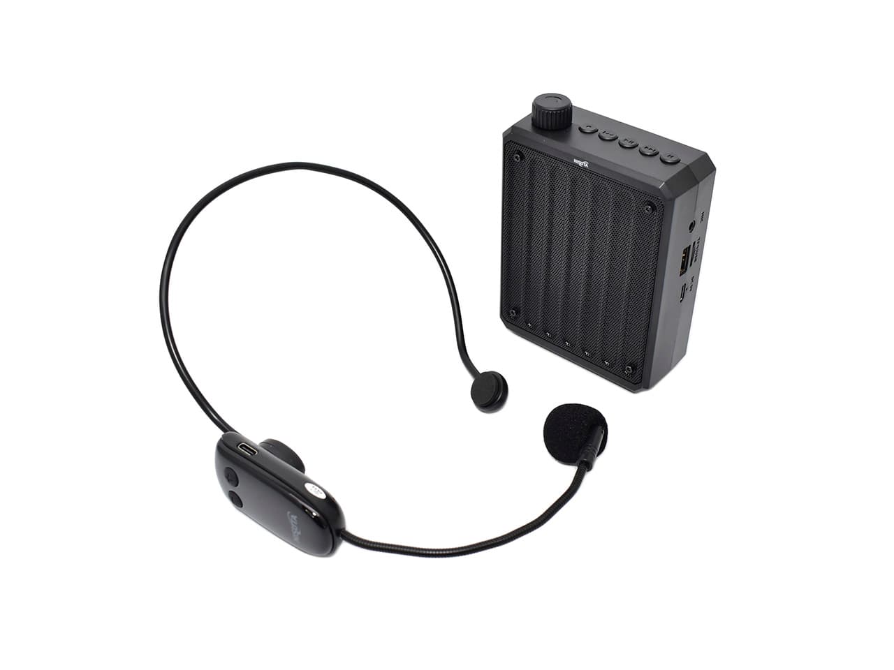 Micrófono con parlante amplificador de voz portatil con mic inalambrico · Nisuta