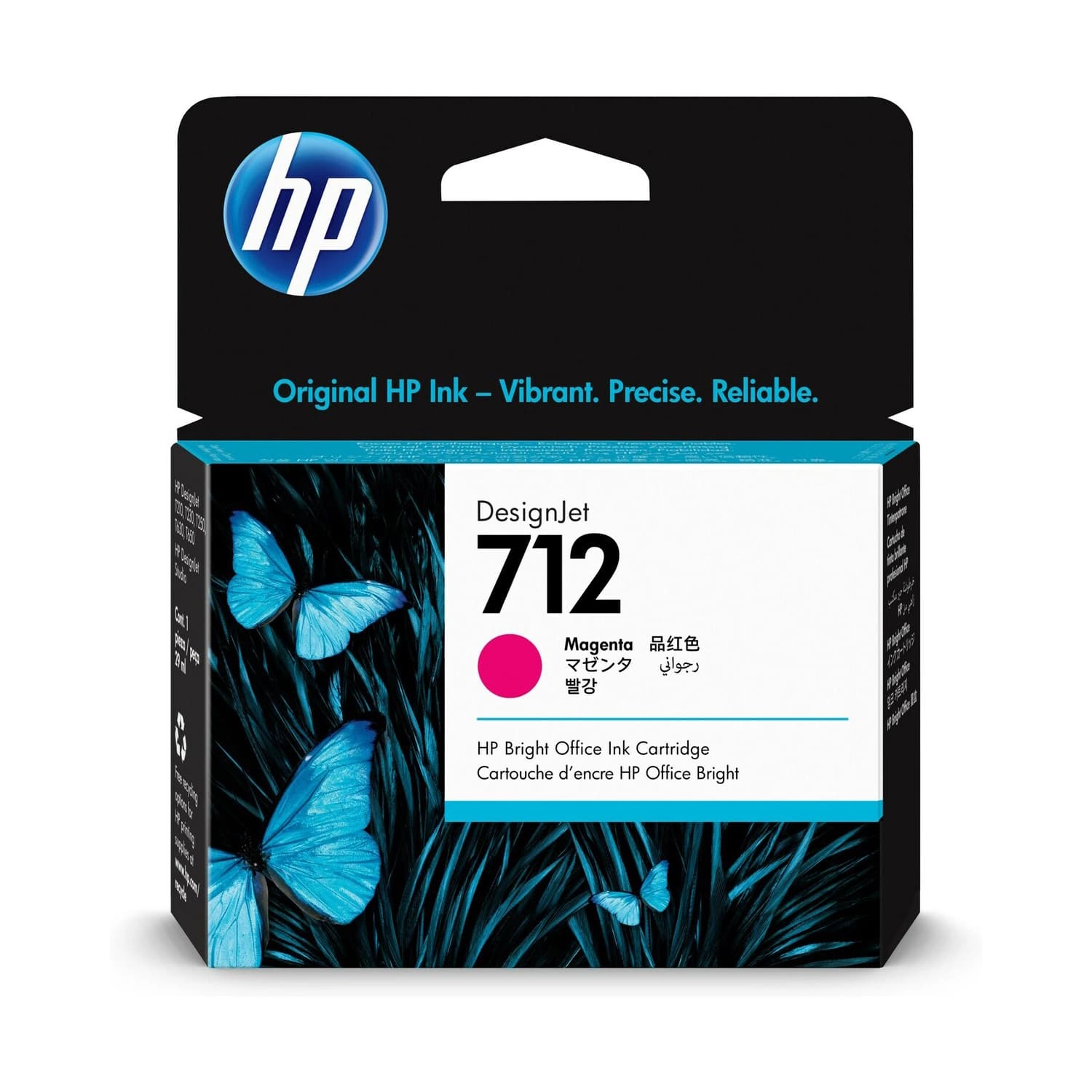 Cartucho de Tinta Plotter HP 712 Magenta · HP