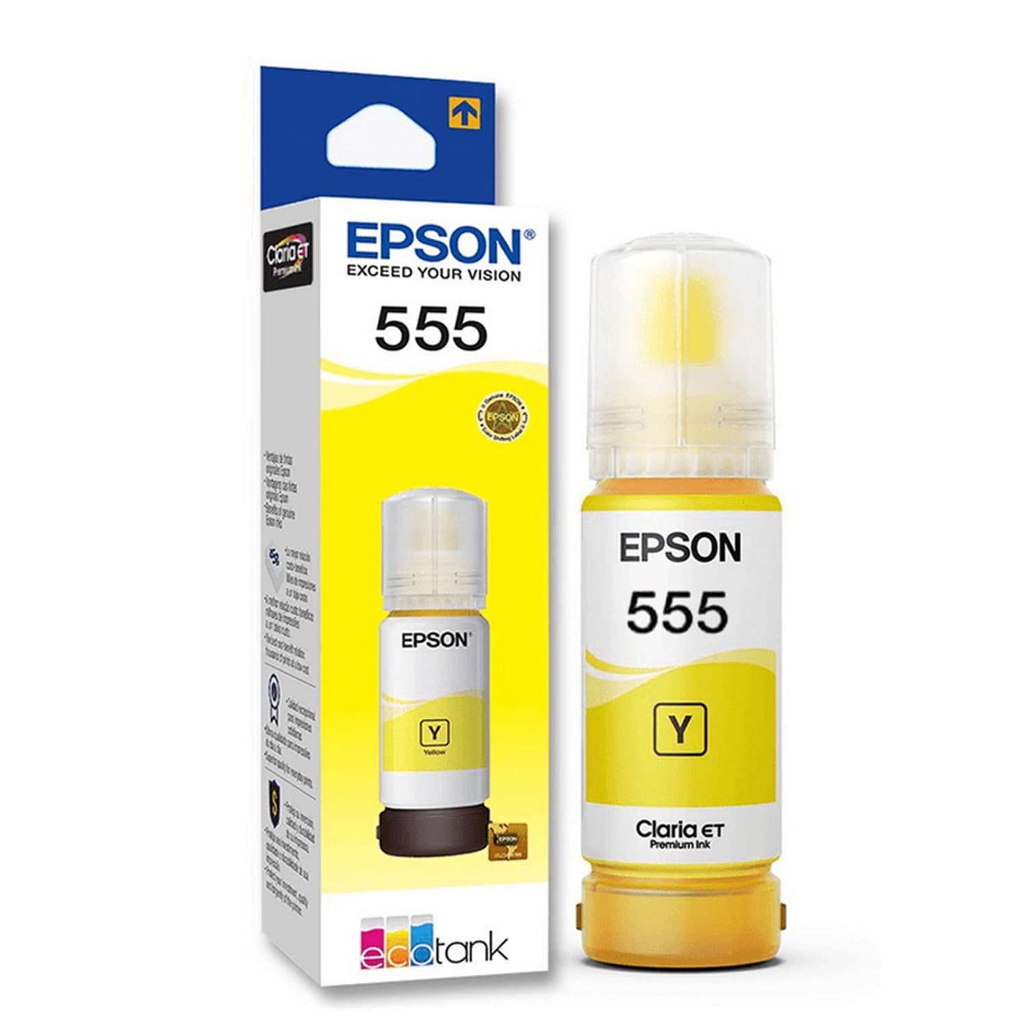 Botella de Tinta Epson 555 Amarilla · Epson