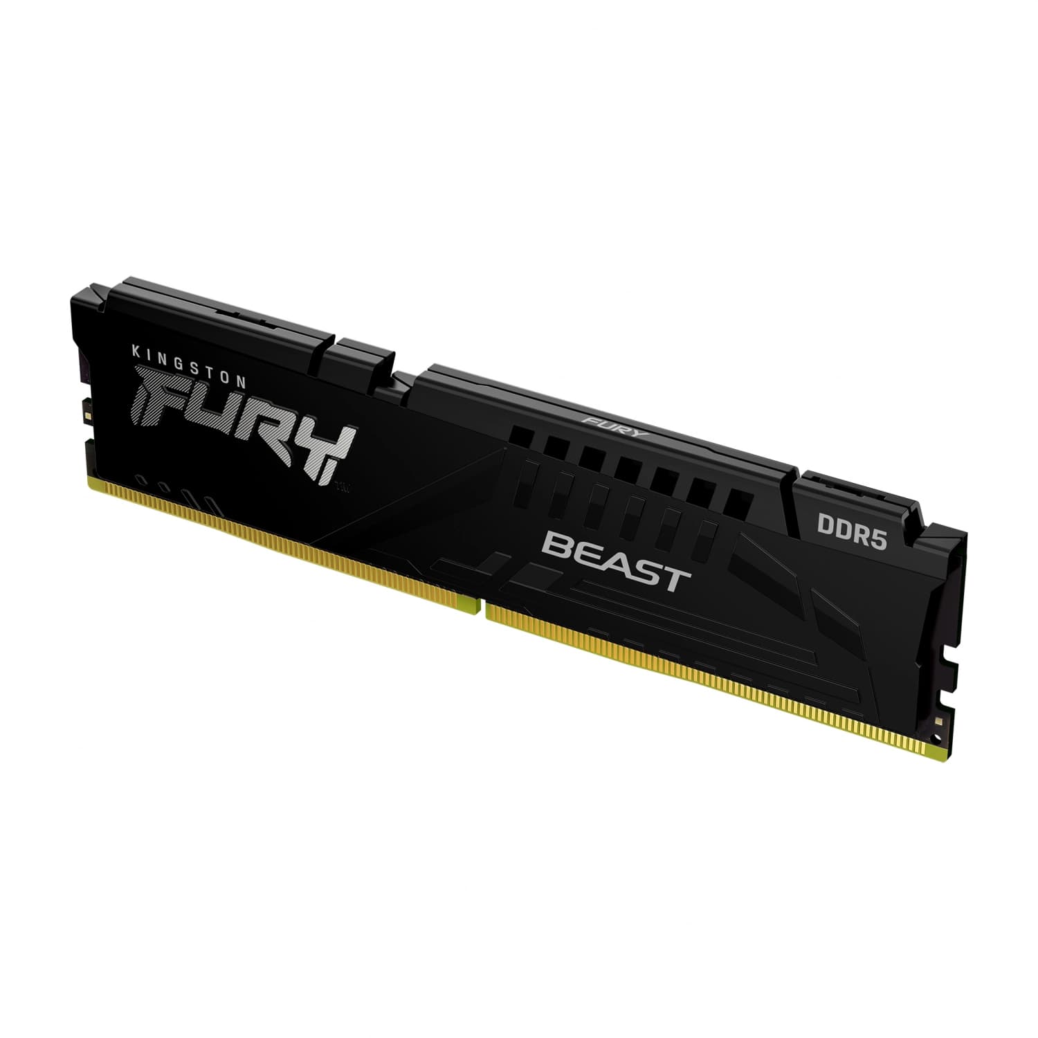Memoria Ram UDIMM KINGSTON Fury Beast 16GB DDR5 5200MHz CL40 1.25V Single Negro · Kingston
