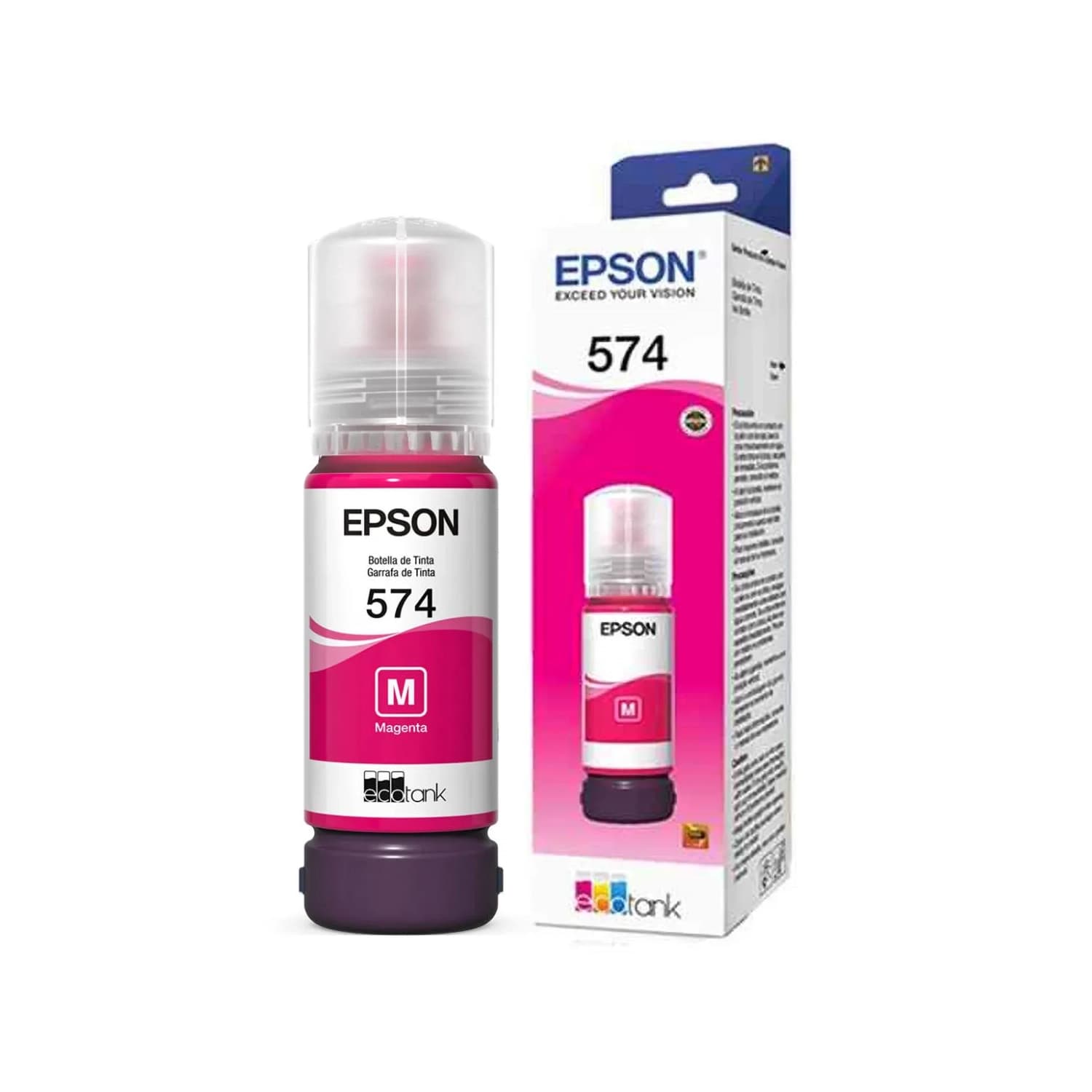 Botella de Tinta Epson 574 Magenta · Epson