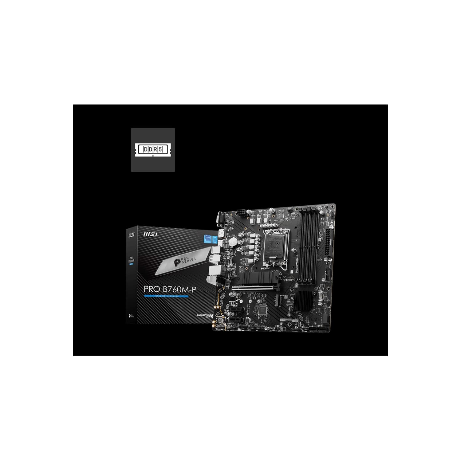 Motherboard MSI PRO B760M-P LGA1700 DDR5 · MSI