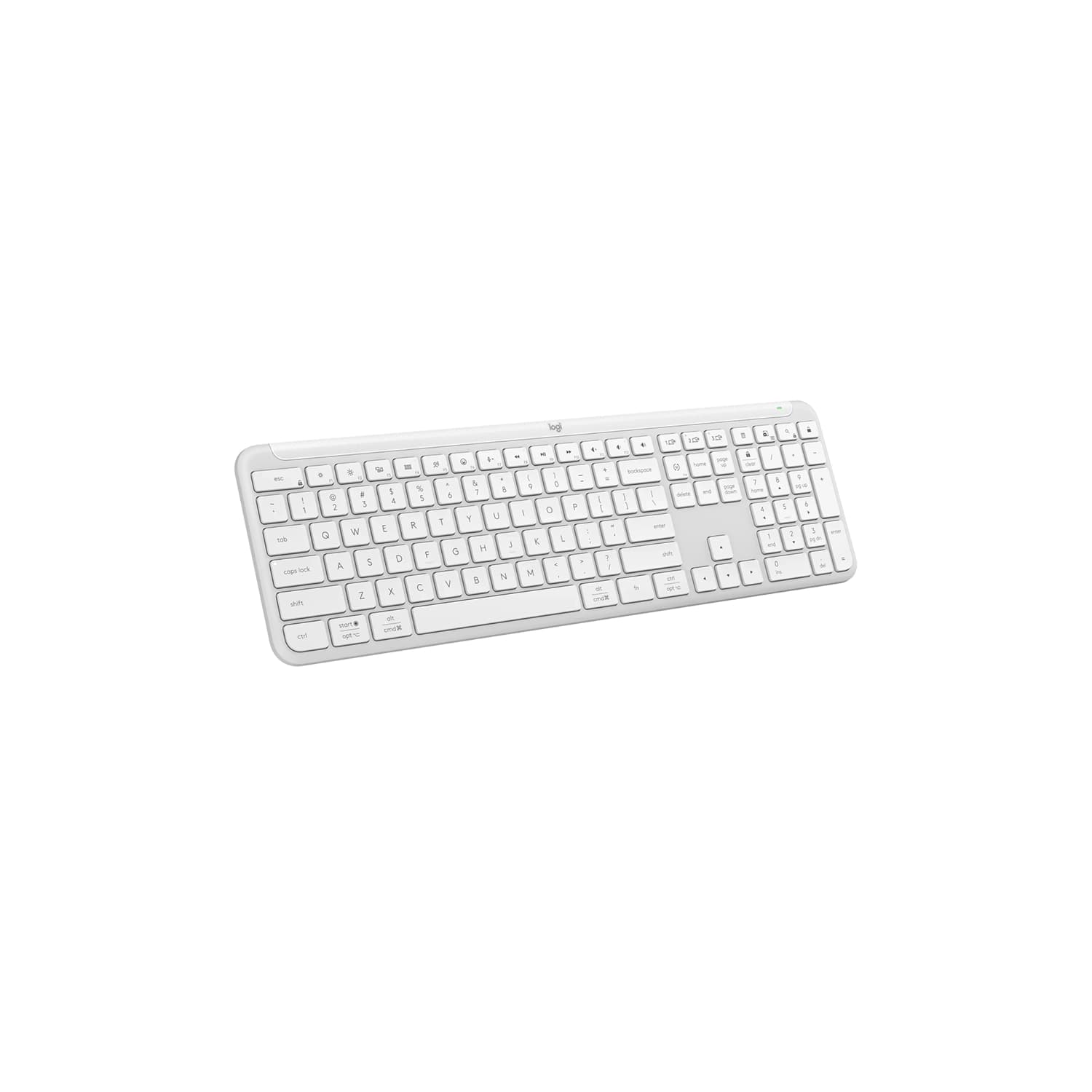 Teclado Inalámbrico Logitech K950 Blanco · Logitech
