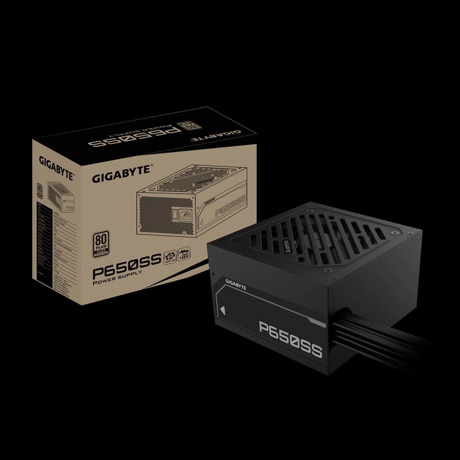 Fuente GIGABYTE P650S 650W 80 PLUS Silver · Gigabyte