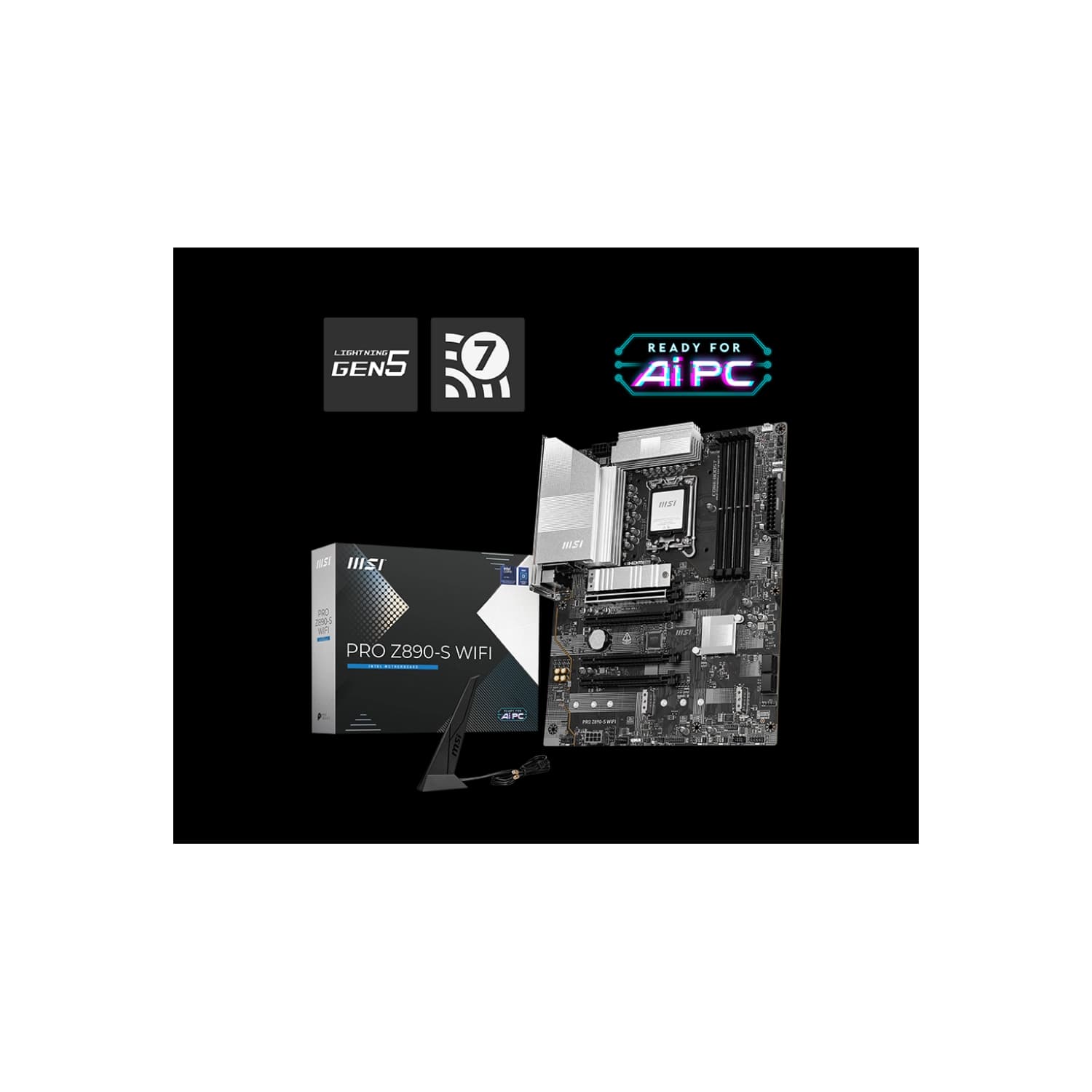 Motherboard MSI PRO Z890-S WIFI LGA1851 DDR5 · MSI