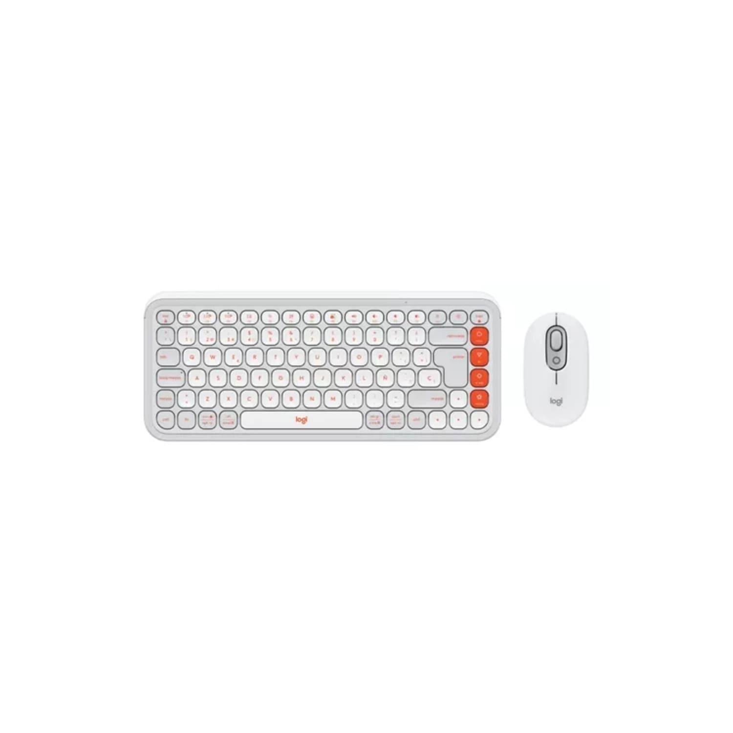 Combo Inalámbrico Logitech POP Icon Blanco · Logitech