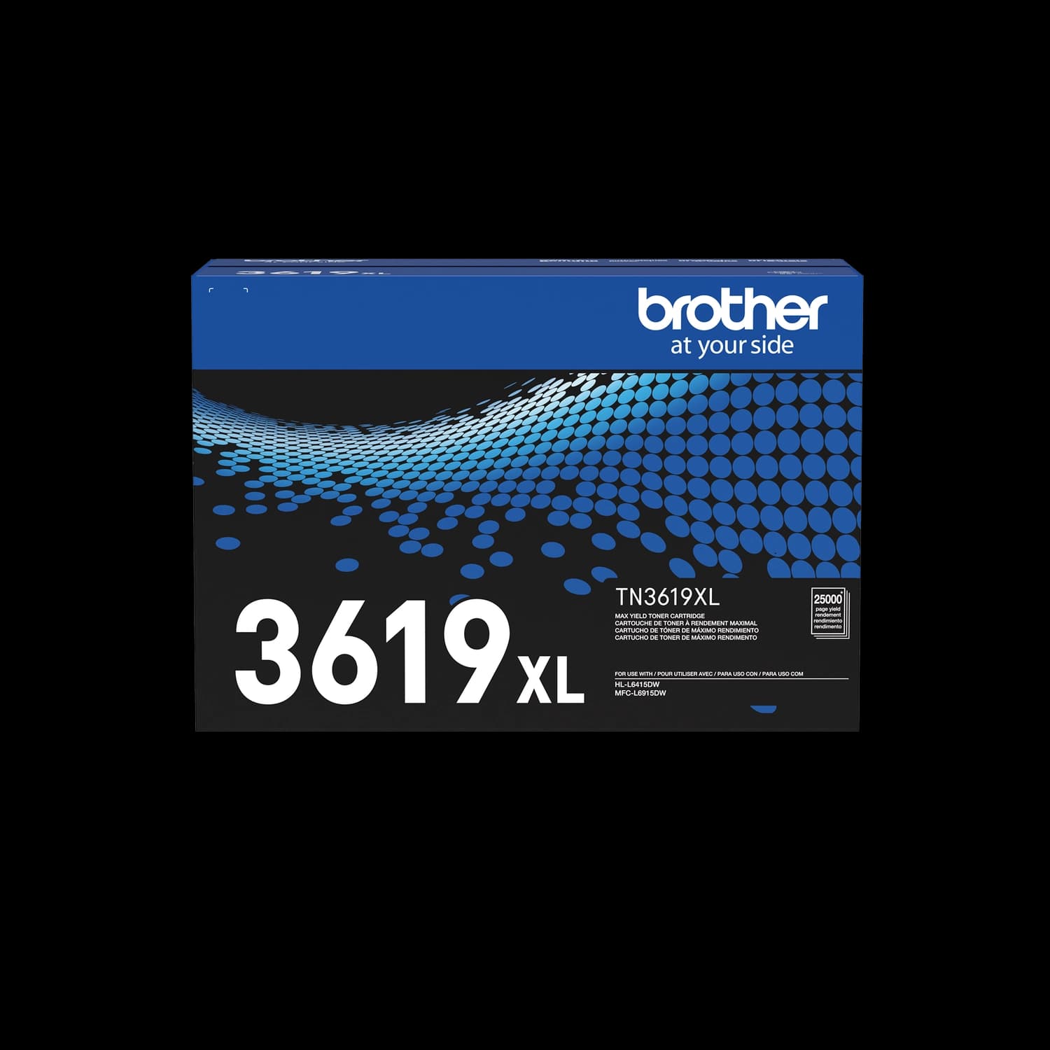 Tóner Brother TN3619XL Negro Alto Rendimiento · BROTHER