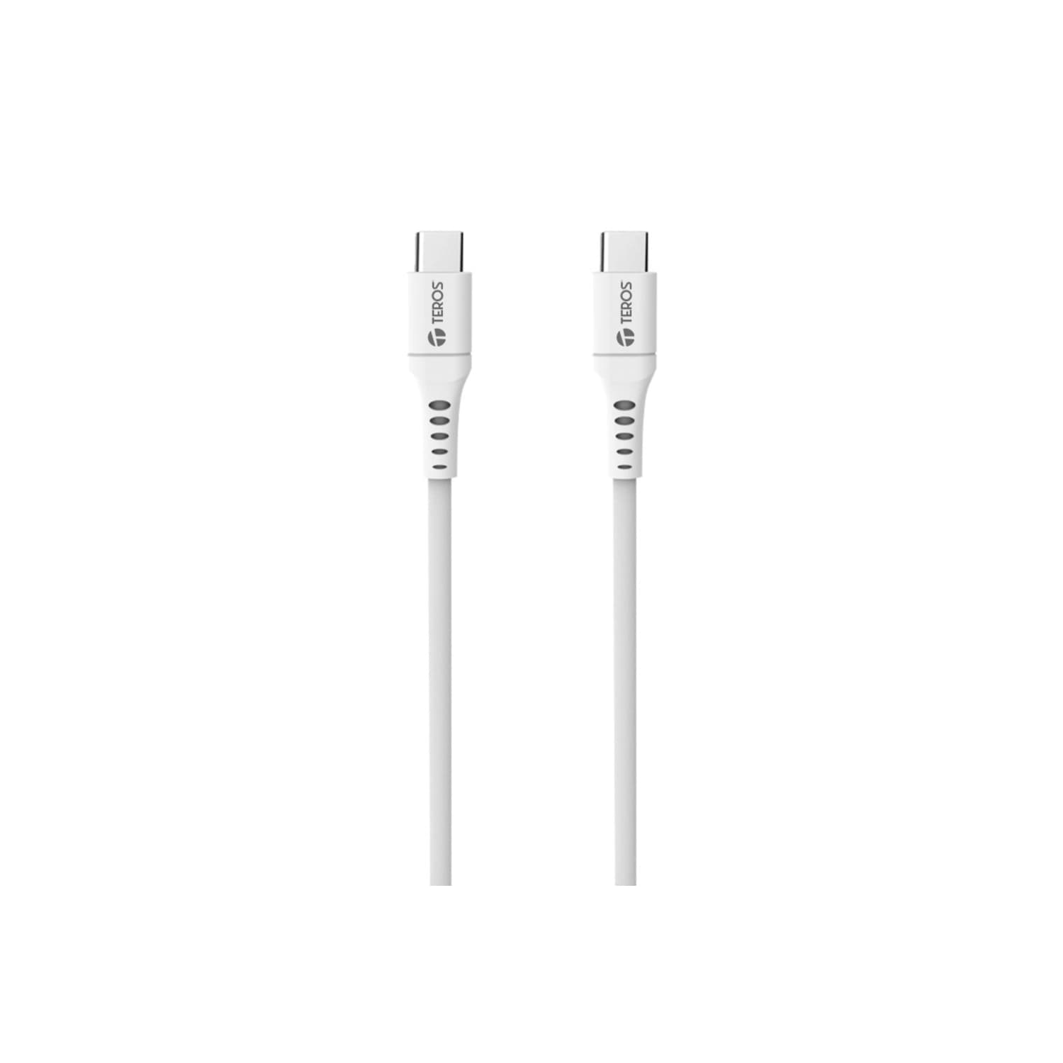Cable Teros USB-C a USB-C White · Teros