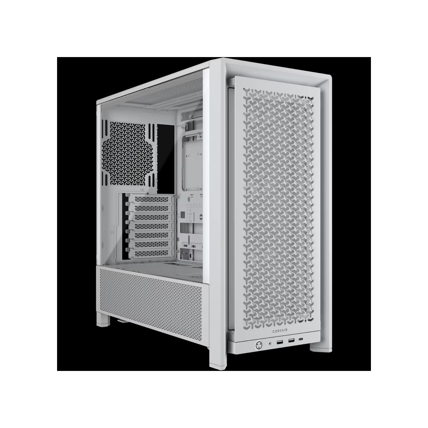 Gabinete CORSAIR FRAME 4000D RS Mid Tower Blanco · Corsair