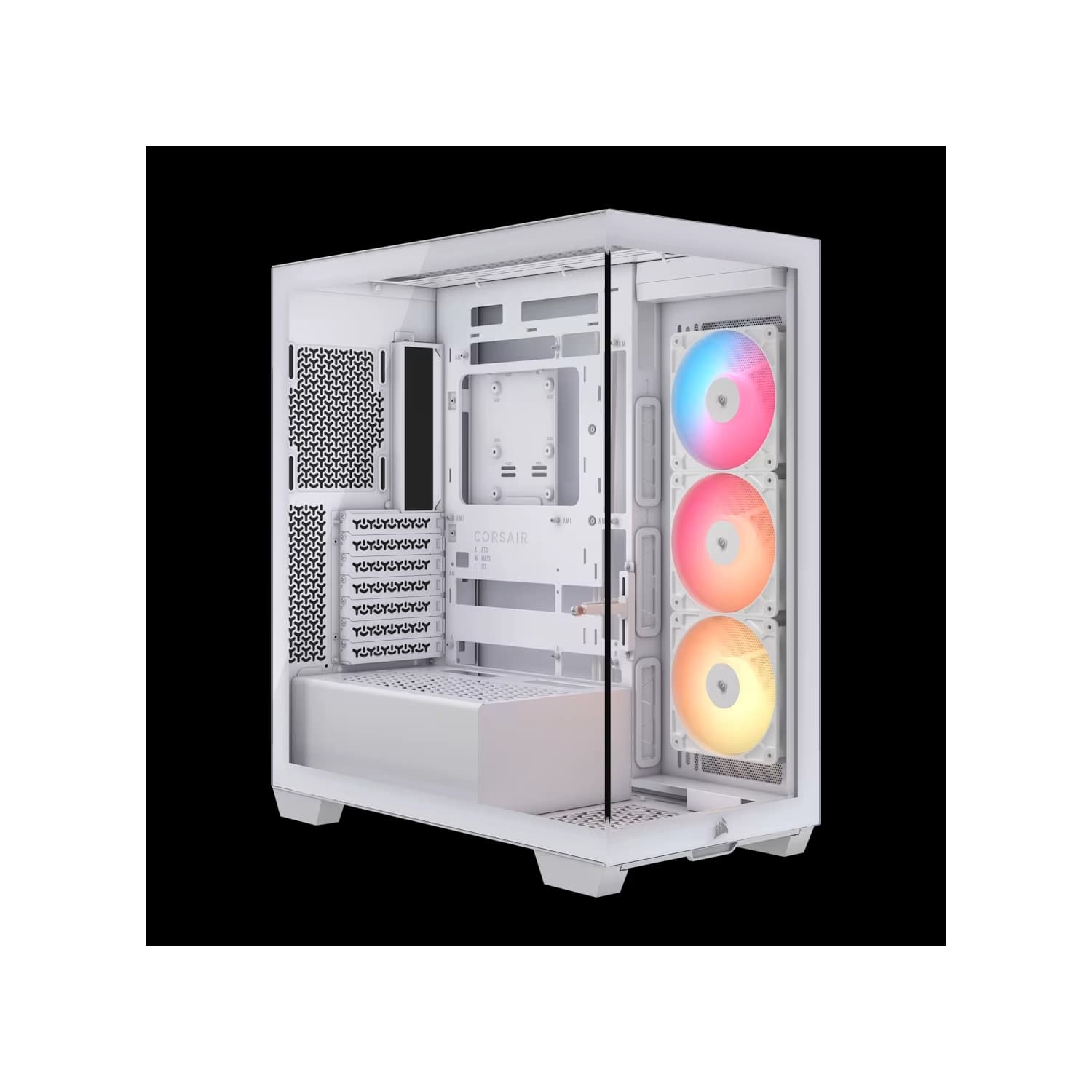 Gabinete CORSAIR 3500X RS-R ARGB Mid Tower Blanco · Corsair