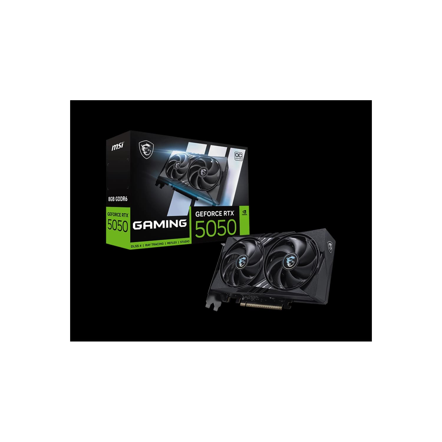 Placa de Video MSI NVIDIA Geforce RTX 5050 8G GAMING OC · MSI
