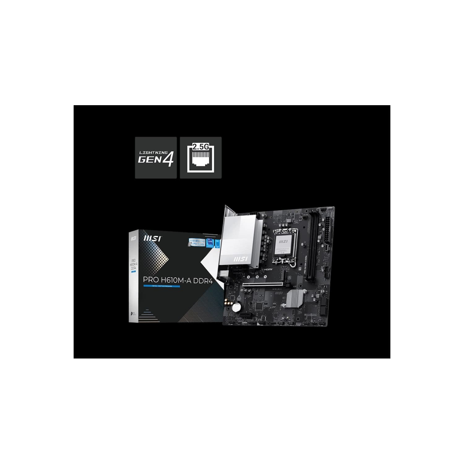 Motherboard MSI PRO H610M-A LGA 1700 DDR4 · MSI
