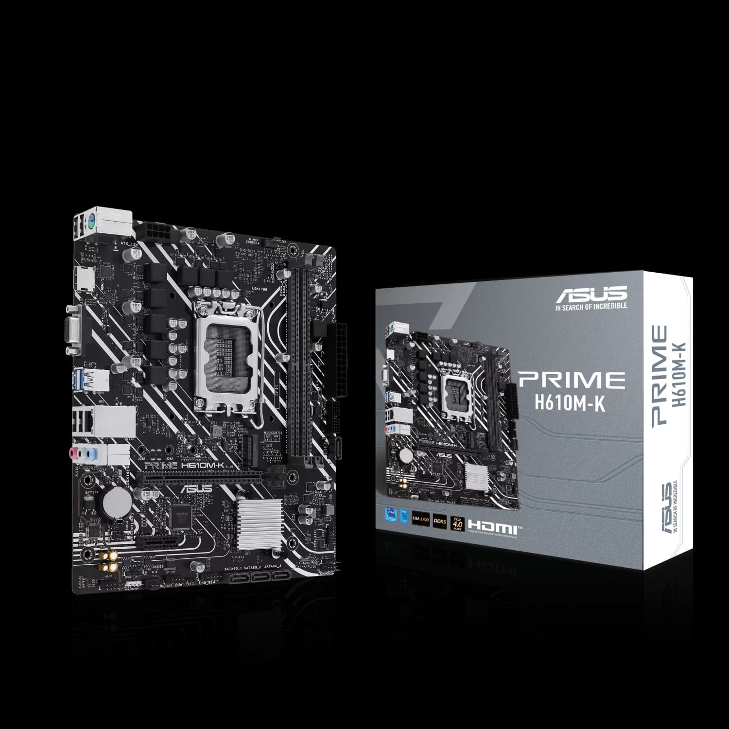 Motherboard ASUS PRIME H610M-K LGA 1700 DDR5 · Asus
