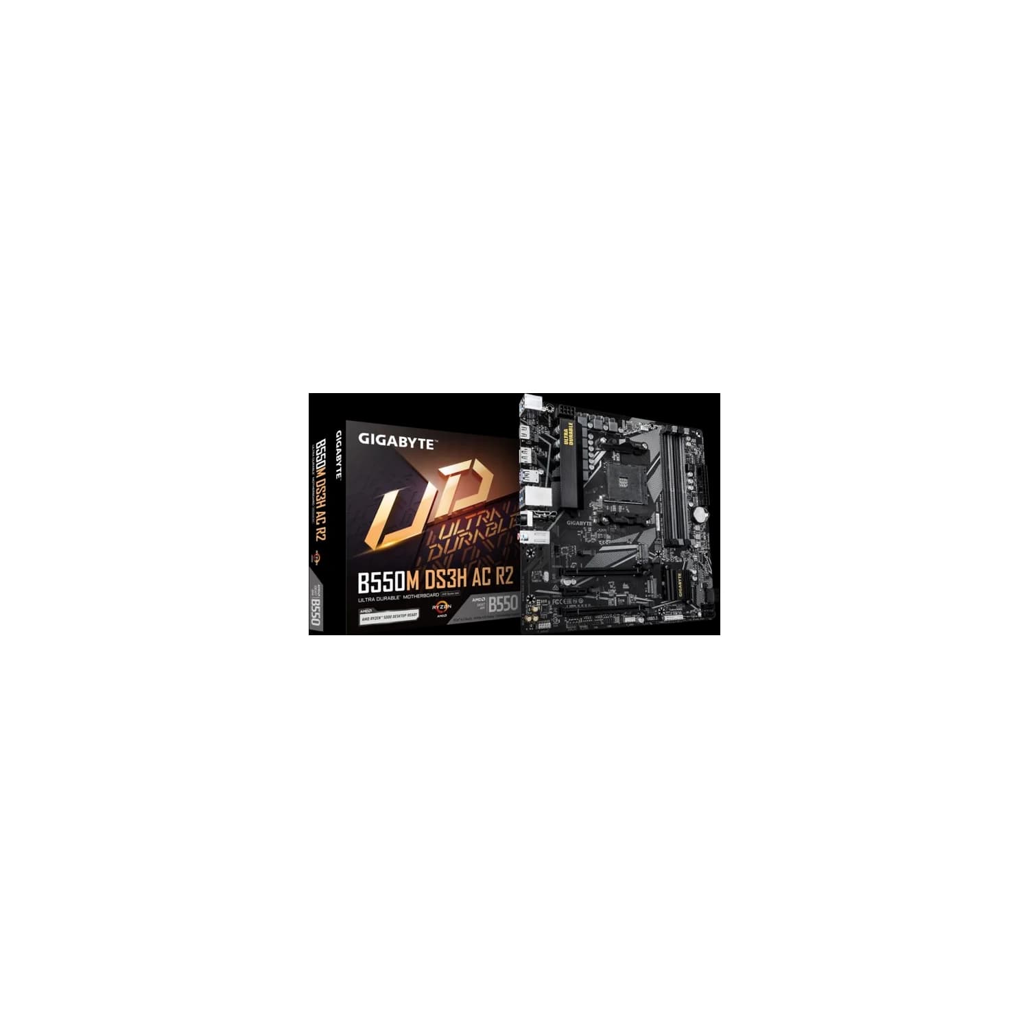 Motherboard GIGABYTE B550M DS3H AC R2 AM4 DDR4 · Gigabyte