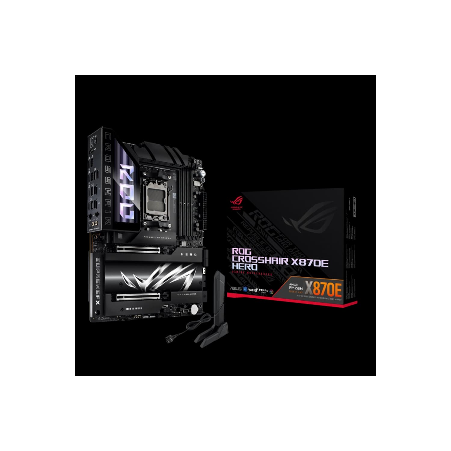 Motherboard ASUS ROG CROSSHAIR X870E HERO AM5 DDR5 · Asus