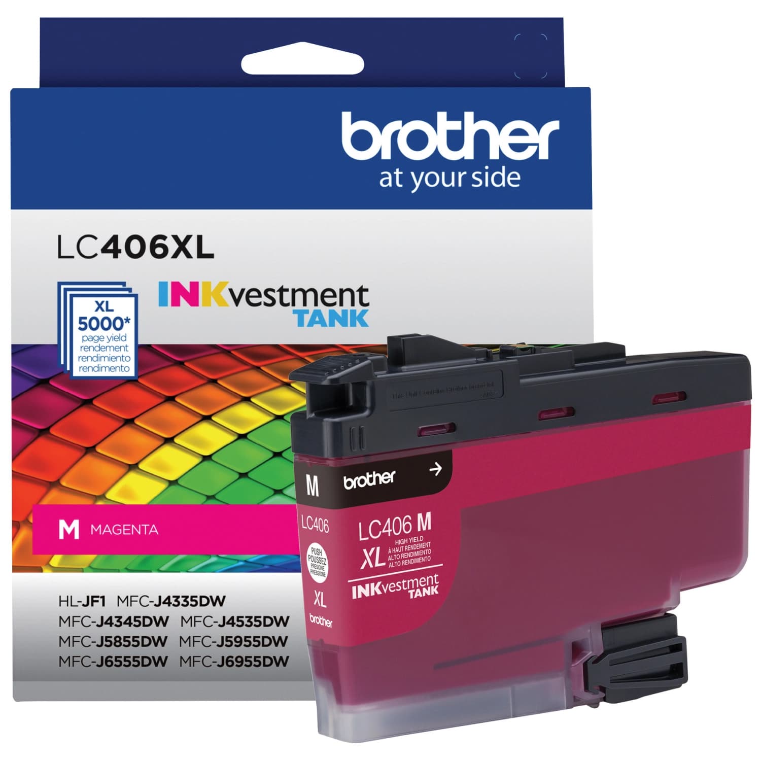 Cartucho de Tinta Brother LC406XLMs Magenta · BROTHER