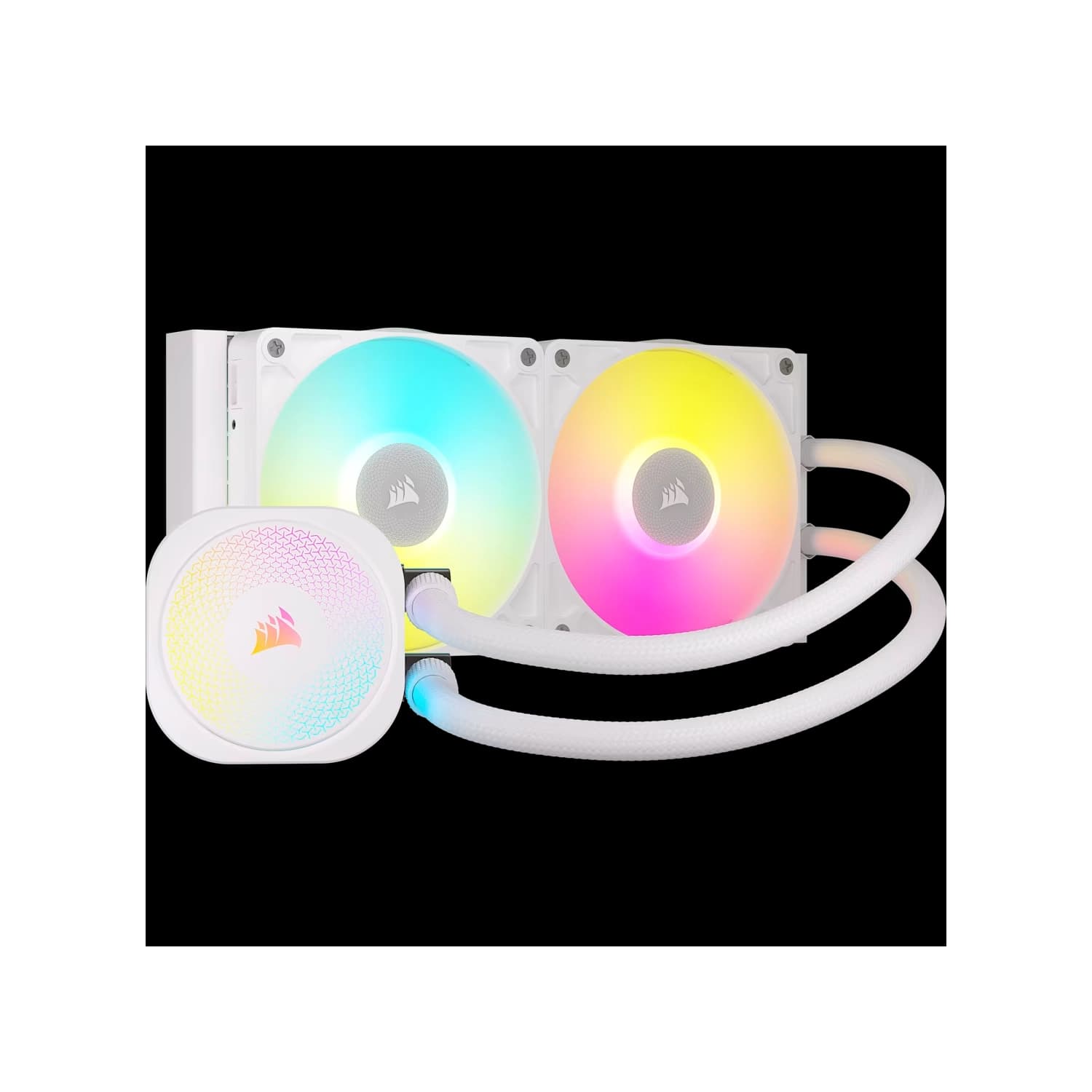 Liquid cooler CORSAIR iCUE LINK TITAN 240 RX RGB Blanco · Corsair