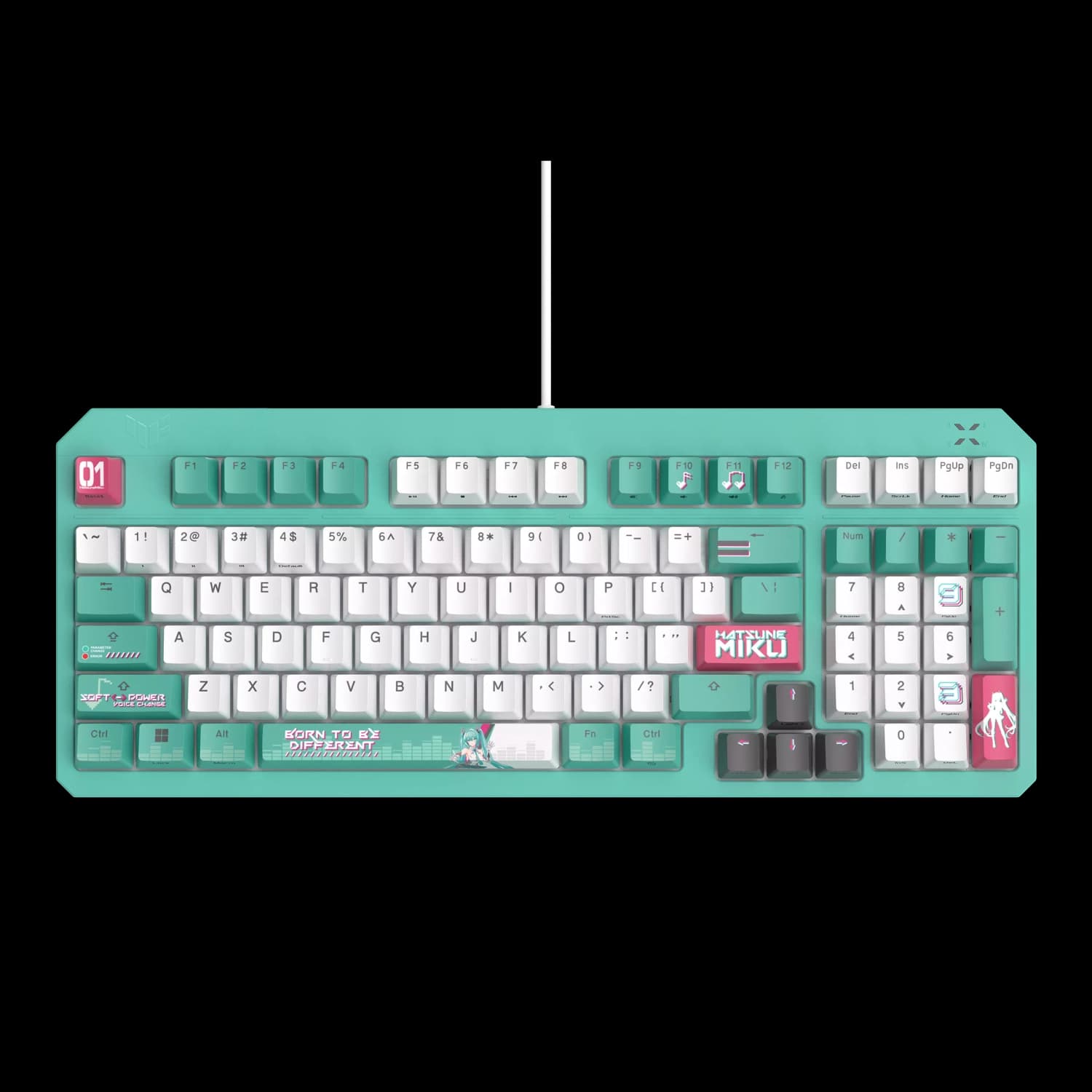 Teclado ASUS RA09 TUF GAMING K3 GEN II HATSUNE MIKU EDITION · Asus