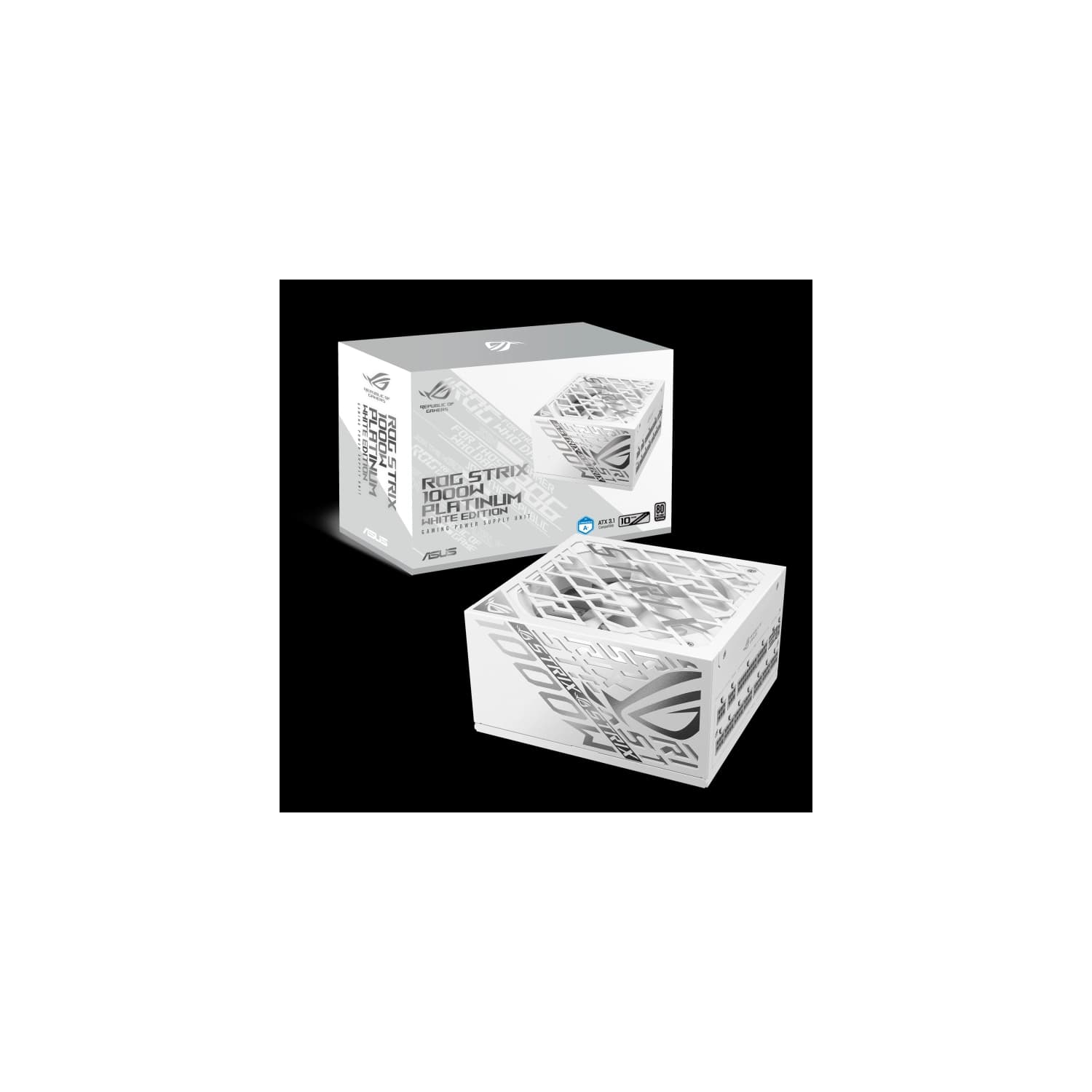 Fuente ASUS ROG-STRIX 1000W PLATINUM GAMING WHITE · Asus