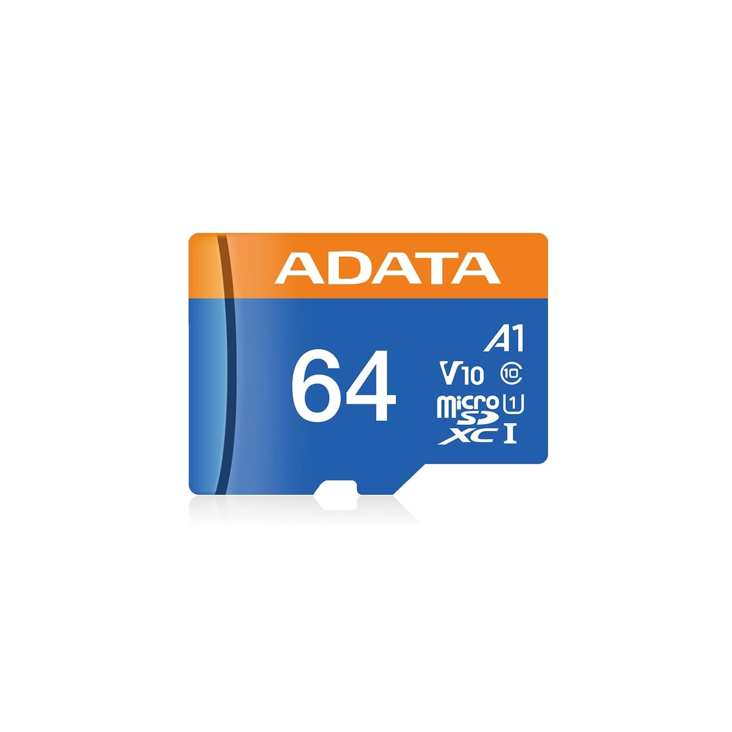 Tarjeta de Memoria ADATA Premier microSDXC 64GB UHS-I U1 A1 V10 100MB/s c/adaptador · ADATA