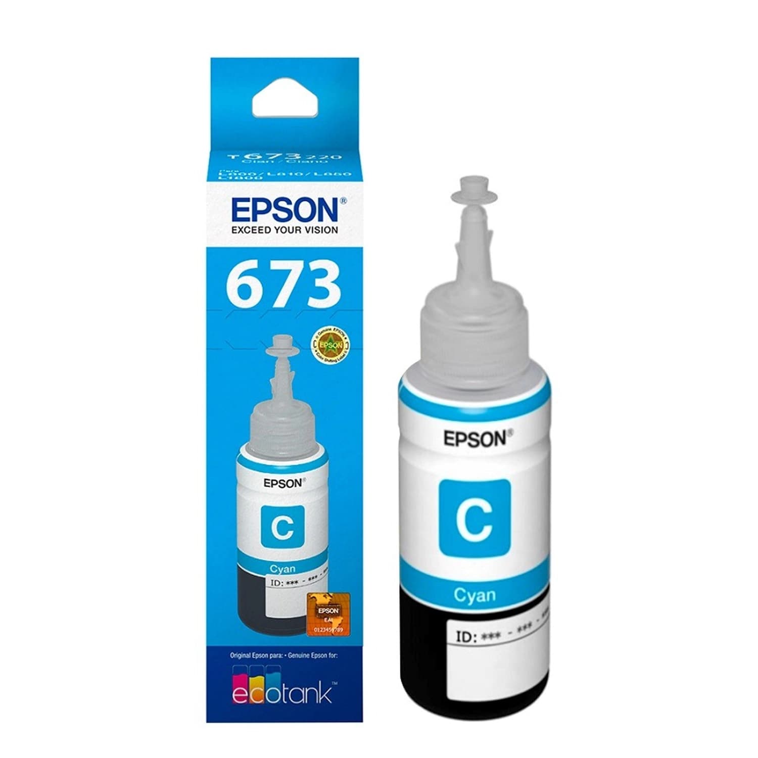 Botella de Tinta Epson 673 Cian · Epson