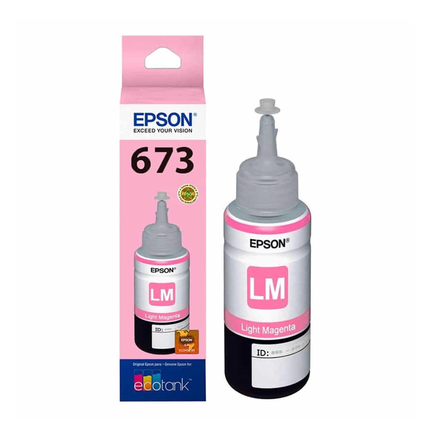 Botella de Tinta Epson 673 Magenta Claro · Epson