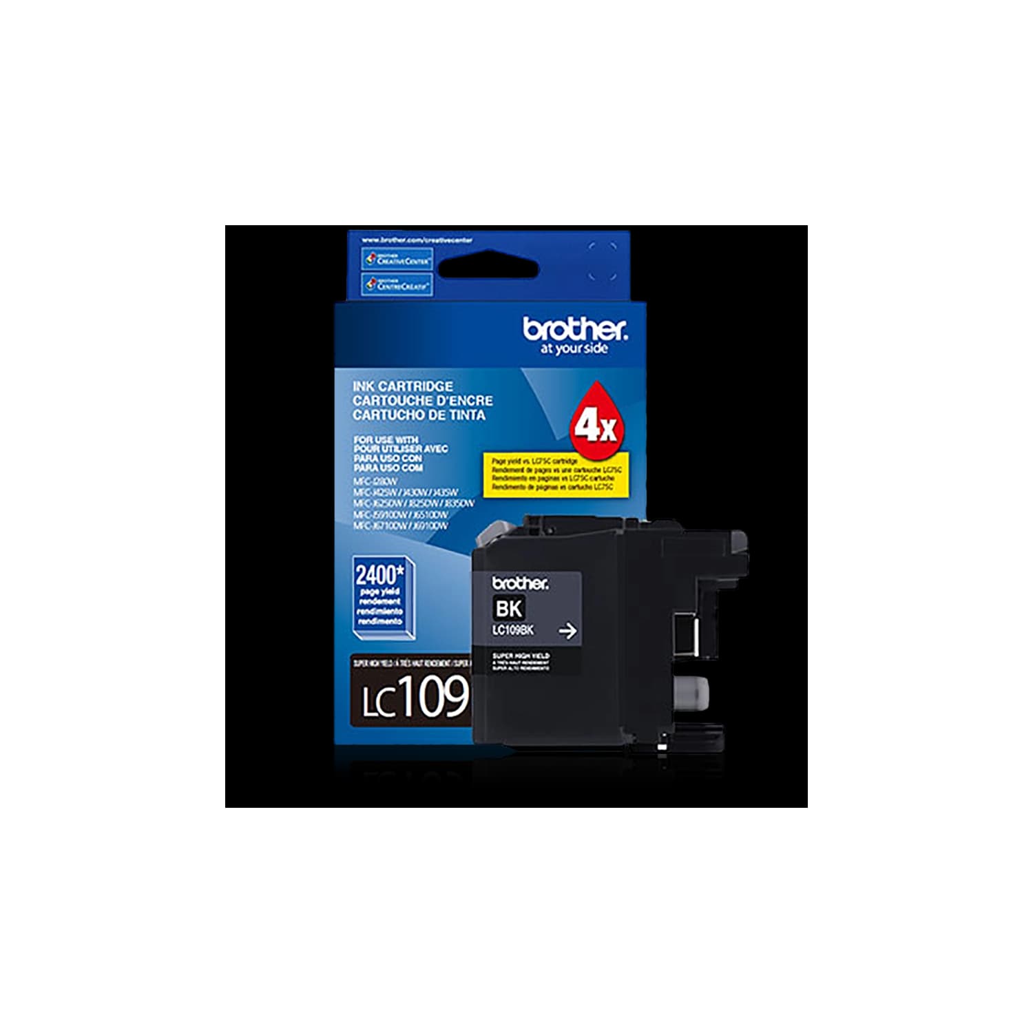 Cartucho de tinta LC-109BK Negra · BROTHER