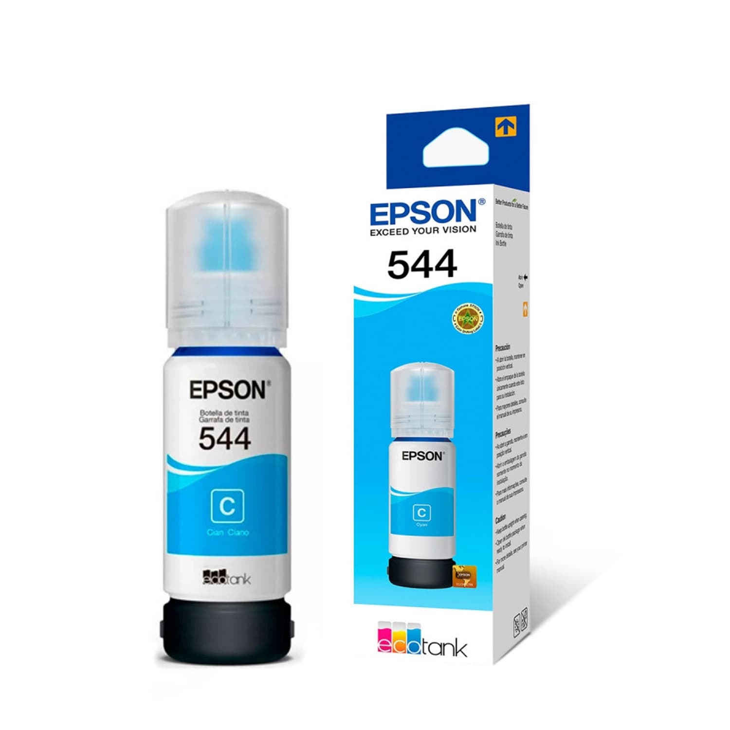 Botella de Tinta Epson 544 Cian · Epson