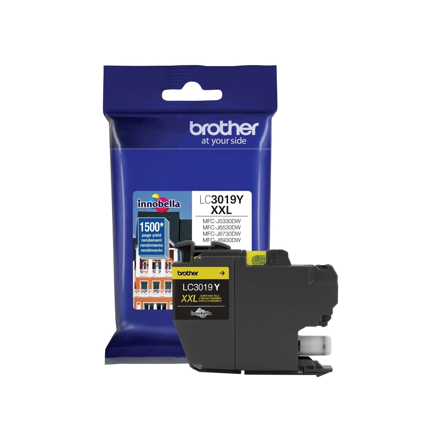 Cartucho de tinta LC3019Y Amarillo Alto Rendimient · BROTHER