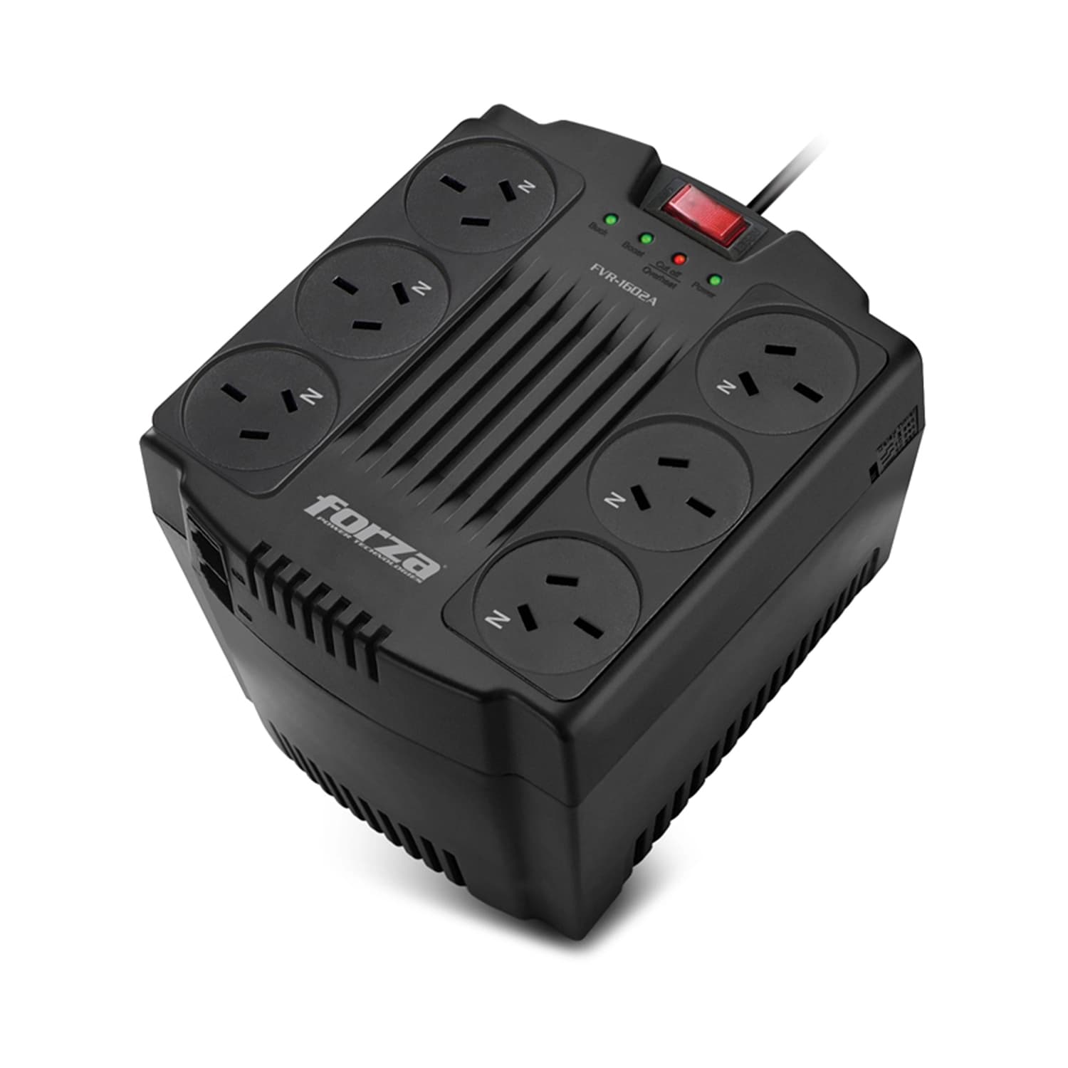 Estabilizador Automatico FVR FORZA 1600VA 800W · FORZA