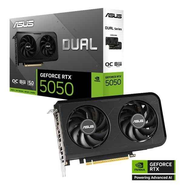 Placa de Video Asus Nvidia Geforce RTX 5050 Dual 8GB OC GDDR6 · Asus