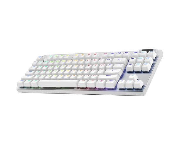 Teclado Logitech G Pro X TKL Lightspeed White Wireless 2.4GHz + Bluetooth · Logitech