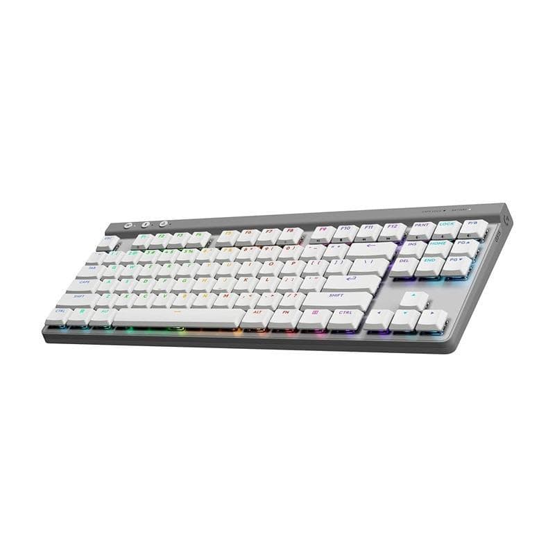 Teclado Logitech G515 TKL Mecanico Lightspeed White - English · Logitech
