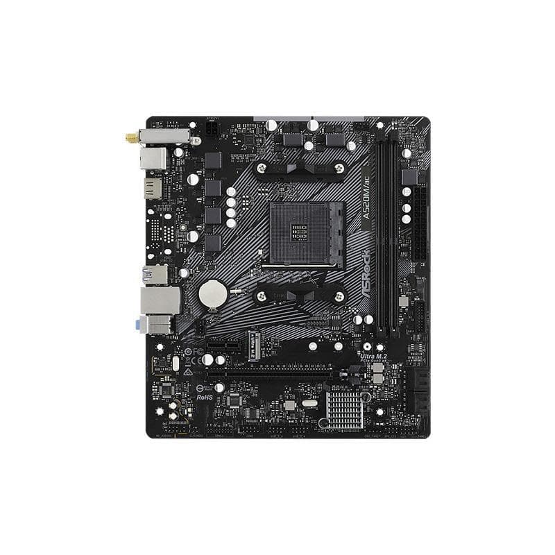Motherboard Asrock A520M-AC + Bluetooth Wifi AM4 Bulk · AsRock