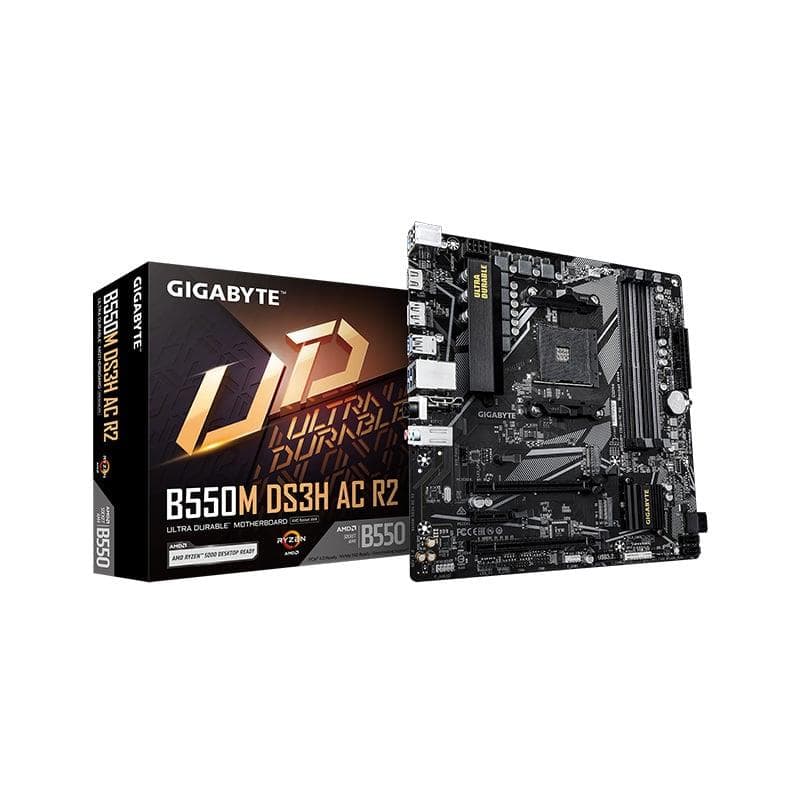 Motherboard Gigabyte B550M DS3H AC (WIFI) Rev 2.0 AM4 · Gigabyte