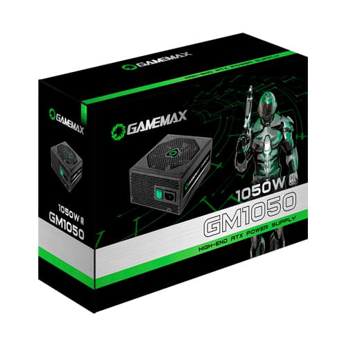 Fuente 1050W Gamemax GM-1050 80 PLUS Silver Semi Modular · Gamemax