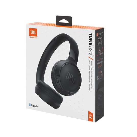 Auricular JBL Tune 520BT Bluetooth Negro C/Micrófono · JBL