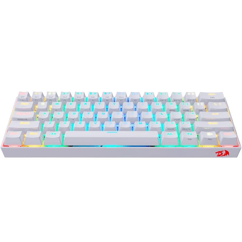 Teclado Mecanico Redragon Draconic K530 White RGB Inalambrico Outemu Brown · Redragon
