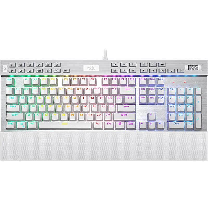 Teclado Redragon K550 Yama Mecanico RGB Blanco ESPAÑOL · Redragon