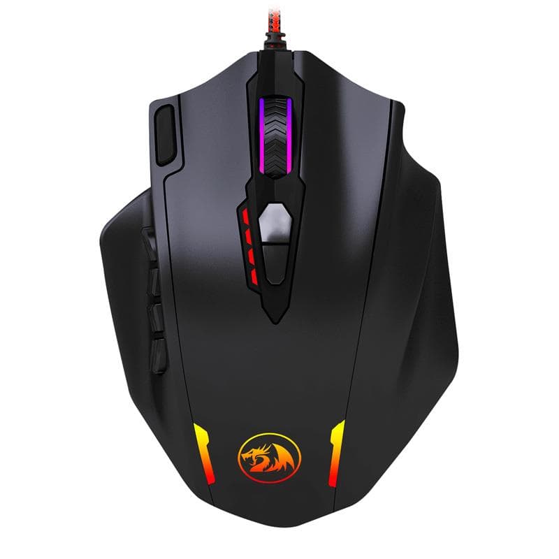 Mouse Redragon M908 IMPACT RGB MOBA Y MMORPG · Redragon