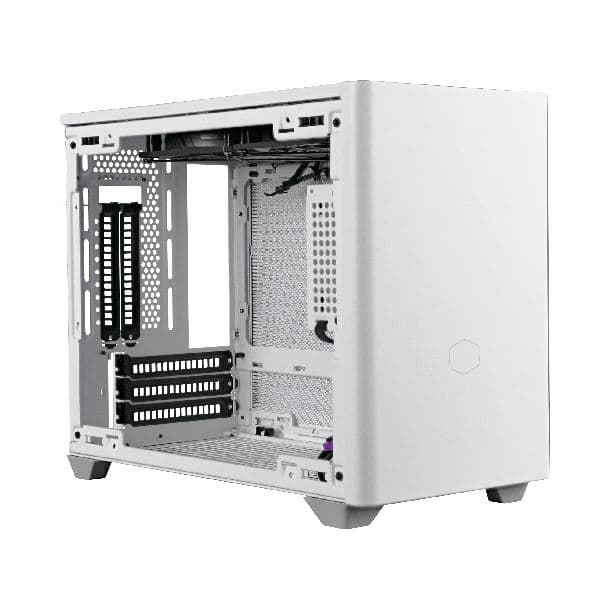Gabinete Cooler Master MasterBox NR 200P White + Riser · CoolerMaster