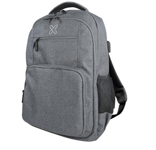 MOCHILA KLIPXTREME STENDAL 156 GRIS C USB (KNB-577GR) - Imagen 1