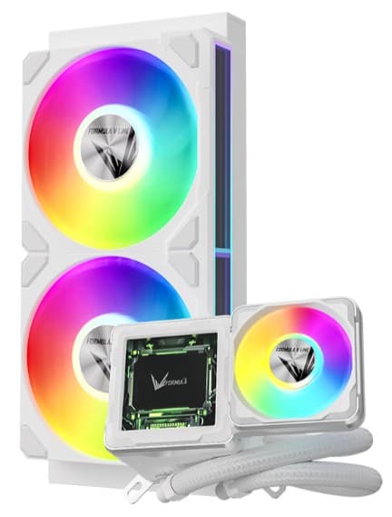 WATER COOLING FORMULA V LINE CRYO WING DIGI 240 WHITE - Imagen 1