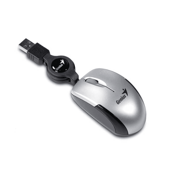 Mouse Genius Micro Traveler Silver USB (8684) · Genius