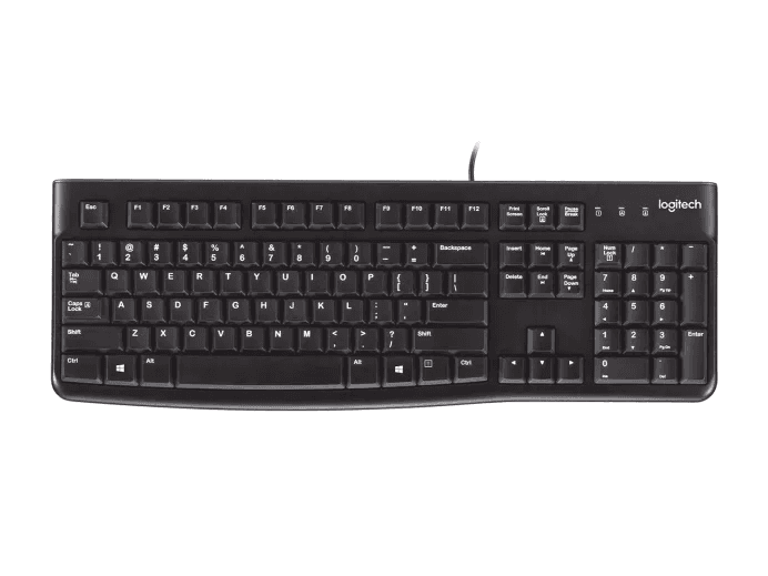 Teclado Logitech K120 Black 920-004422 · Logitech