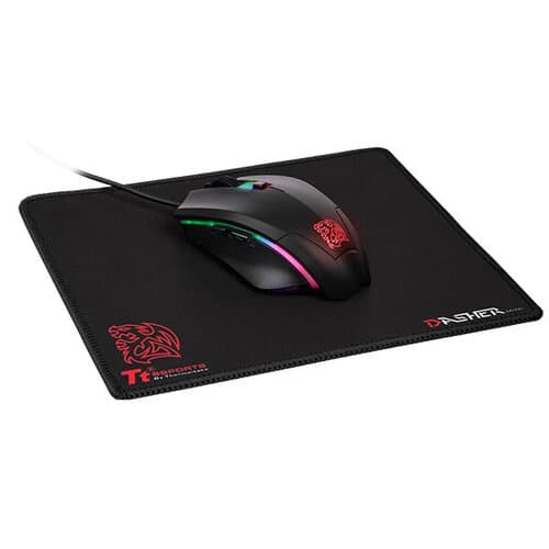 Mouse TT Talon Elit RGB 5000dpi + Mouse Pad Dasher Mini Black (2660) · Thermaltake