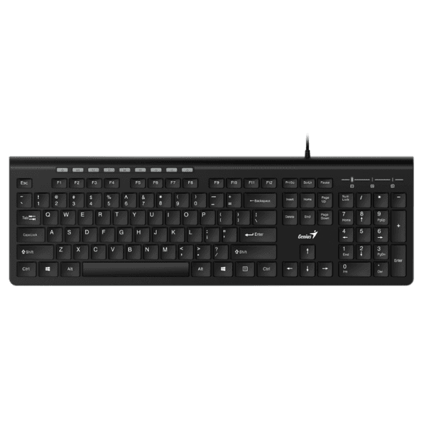 Teclado Genius SlimStar 230 II BLK USB Black (0035) · Genius